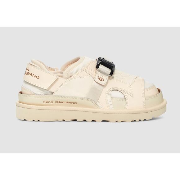 UGG X Feng Chen Wang Tasman Cream Mens 7 Womens 8 New Slipper Leather Suede - Picture 1 of 15